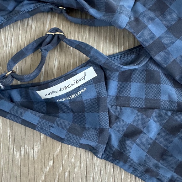 Unsubscribed gingham bikini set (bralette and high waisted) - Picture 7 of 8
